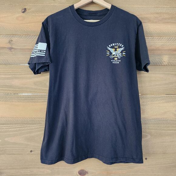 Howitzer Patriot Mfg black t-shirt Athletic Recon mens‎ size L - Picture 1 of 7
